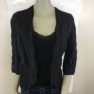 Guinevere Anthropologie Open Cardigan Sweater